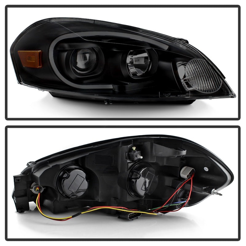 SPYDER xTune 06-13 Chevrolet Impala LED Light Bar Headlights - Black Smoke (PRO-JH-CIM06-LB-BSM) 9042256 9042256 Photo - Unmounted