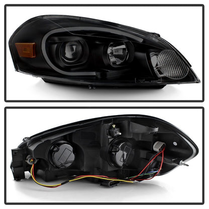SPYDER xTune 06-13 Chevrolet Impala LED Light Bar Headlights - Black Smoke (PRO-JH-CIM06-LB-BSM) 9042256 9042256 Photo - Unmounted