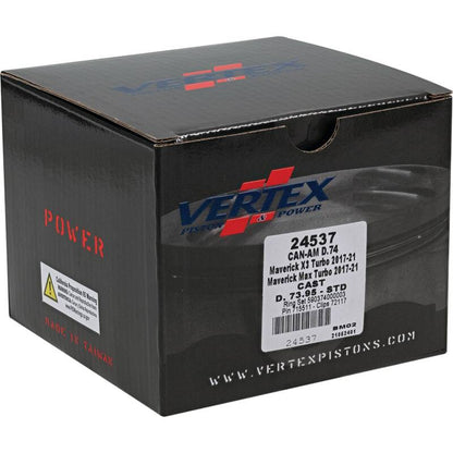 Vertex Pistons Vertex Piston 2017 Can-Am Maverick X3 900cc Cast Replica Piston Kit 24537 24537 Photo - Primary