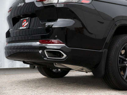 aFe Vulcan Series 2.24in SS Cat-Back Exhaust 21-23 Jeep Grand Cherokee L V8 5.7L 49-38100 49-38100 Photo - Mounted