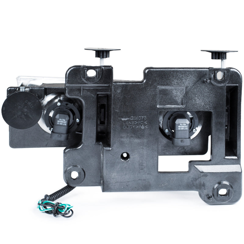 Anzo 1988-1998 Chevrolet C1500 Crystal Headlights Black w/ Low - Brow 111299 Photo - Unmounted