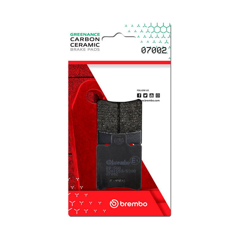 Brembo OE Honda Sgx/Honda Sh/Honda Sxr/Honda X8R/Hyosung Boomer Carbon Ceramic Brake Pad - Front 07002 07002 User 1
