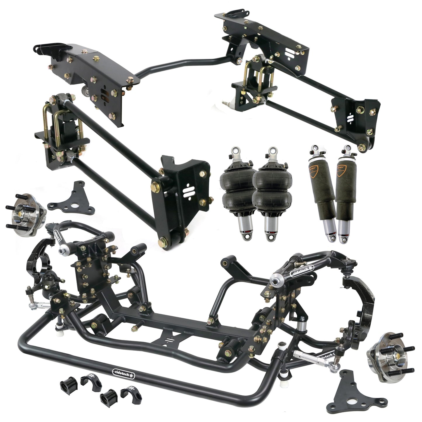 Ridetech 65-72 Ford F-100 2WD Complete Air Suspension System w/ Hub Spindle 12320296