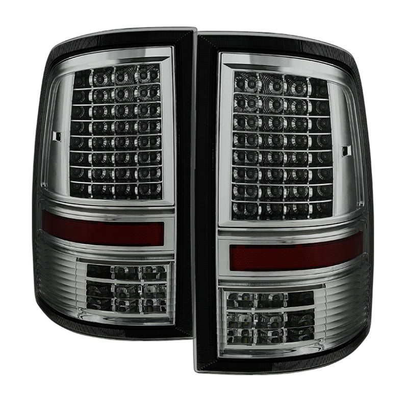SPYDER xTune Dodge Ram 1500 09-14 - Incandescent Only C Shape LED Tail Lights- Smoked ALT-JH-DR09-LED-CS-SM 9036408 9036408 Photo - Primary