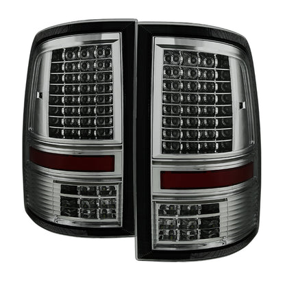SPYDER xTune Dodge Ram 1500 09-14 - Incandescent Only C Shape LED Tail Lights- Smoked ALT-JH-DR09-LED-CS-SM 9036408 9036408 Photo - Primary