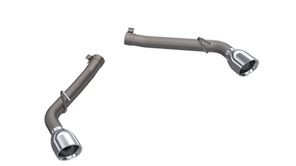 QTP 10-13 Chevrolet Camaro SS 6.2L 304SS Eliminator Muffler Delete Axle Back Exhaust w/4.5in Tips 700110 700110 Photo - Primary