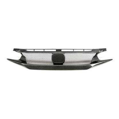 Seibon 17-18 Honda Civic Type R CV-Style Carbon Fiber Front Grill FG17HDCVR-CV FG17HDCVR-CV Photo - Primary