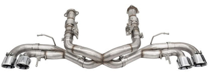 Corsa 2020 Corvette C8 3in Xtreme Cat-Back Exhaust 4.5in Pol Quad Tips - Integrates stock AFM Valve 21102 21102 User 1