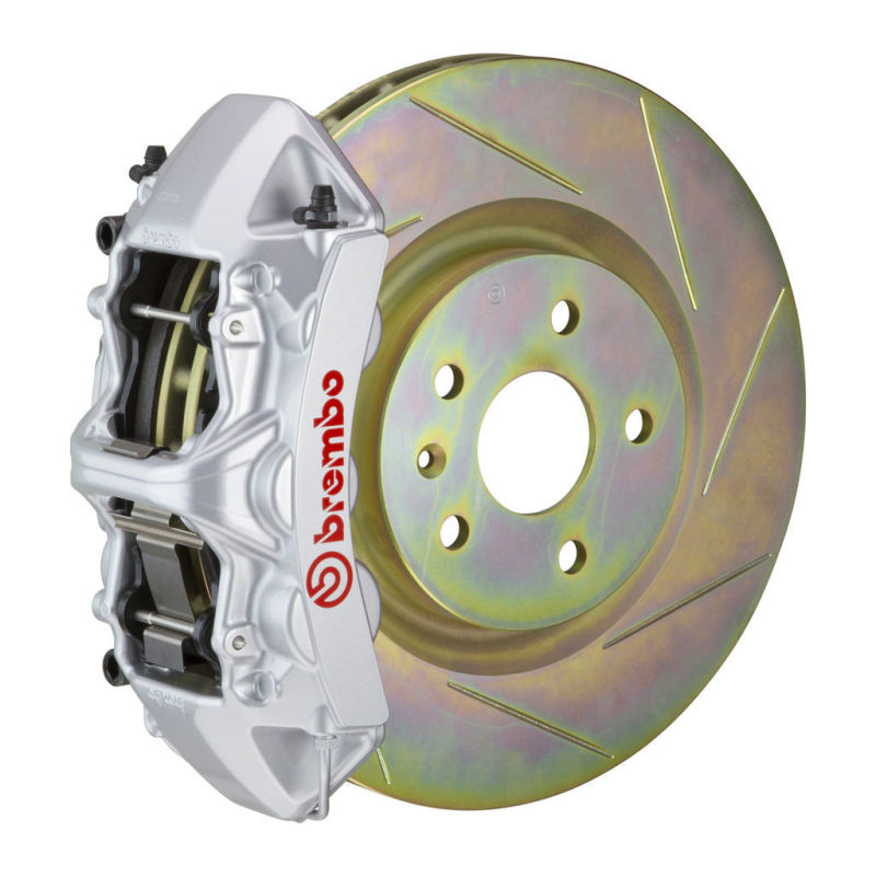 Brembo GT Brake Kit Ford Mustang GT Front 05-14 Type-1 Rotors Silver Calipers 1M5.8001A3 Photo - Primary