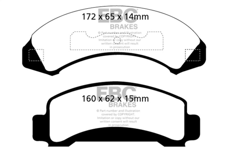 EBC Disc Brake Pad Set DP61272 Photo - Primary