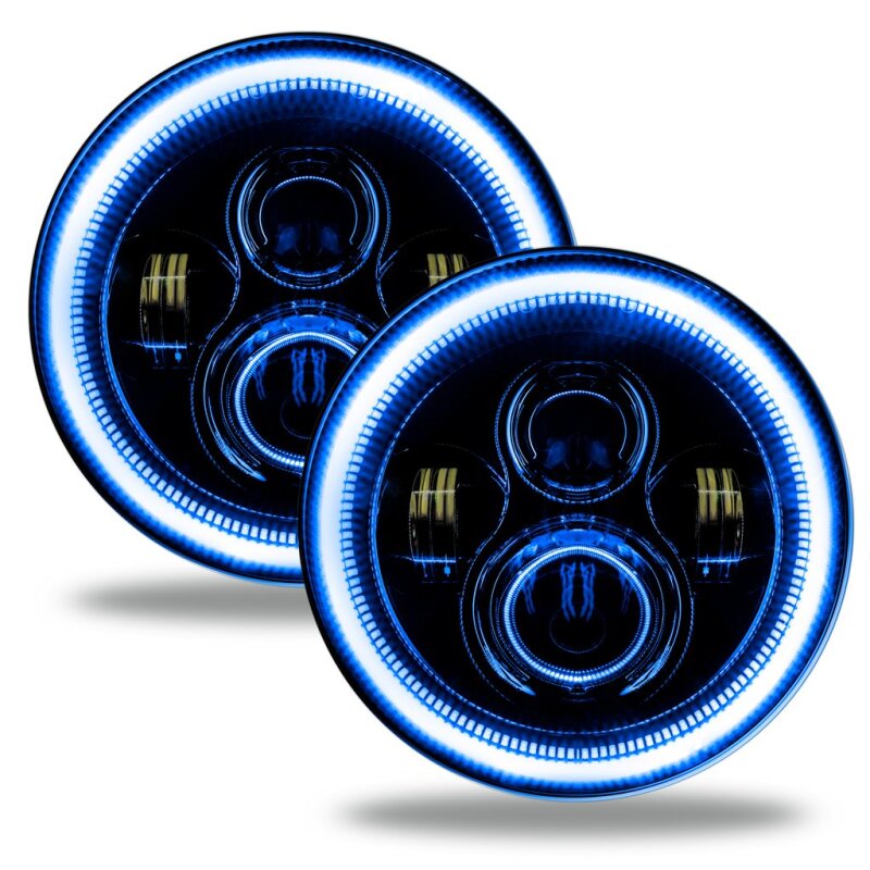 ORACLE Lighting Oracle Jeep Wrangler JL/Gladiator JT 7in. High Powered LED Headlights (Pair) - Dynamic - Dynamic 5769J-332 5769J-332 Photo - Unmounted