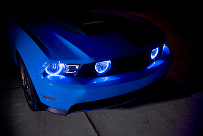 ORACLE Lighting Oracle Ford Mustang GT/V6 10-12 Halo Kit - ColorSHIFT w/o Controller 2302-334 2302-334 Photo - Mounted