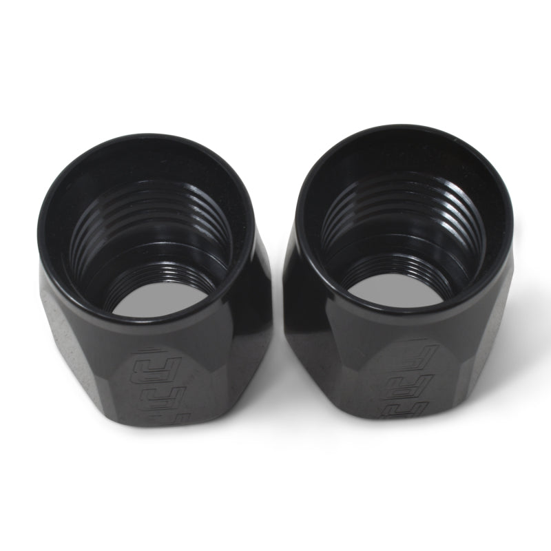 Russell Performance 2-Piece -10 AN Full Flow Swivel Hose End Sockets (Qty 2) - Polished and Black 615543 615543 Photo - out of package