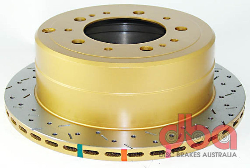 DBA 98-05 Lexus LX 470 / 98+ Toyota Landcruiser 100 Series Rear Drilled & Slotted 4000 Series Rotor 4789XS 4789XS Photo - Primary