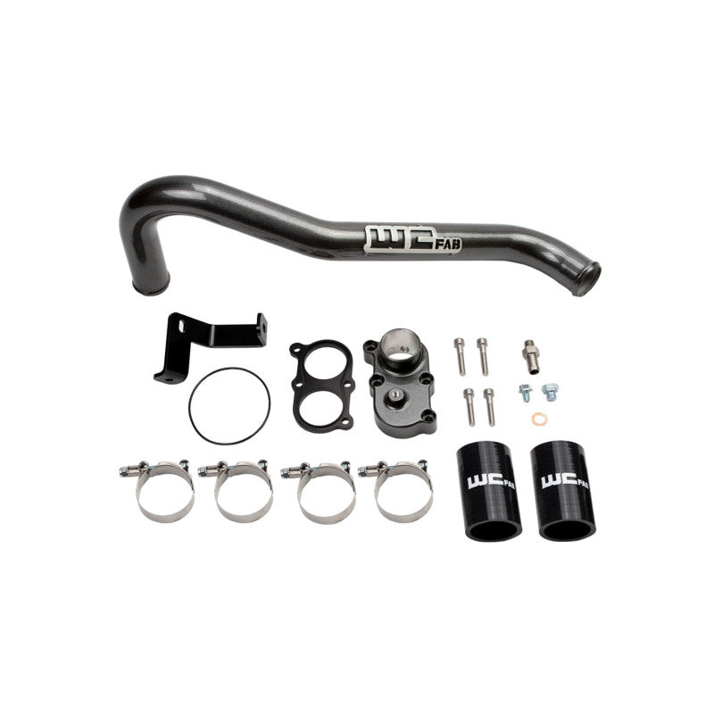 Wehrli 06-10 Duramax LBZ/LMM Thermostat Housing Kit - Gloss Black WCF100420-GB