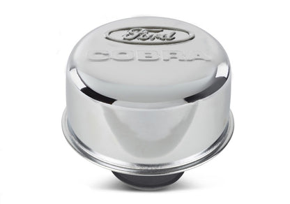 Ford Racing Chrome Breather Cap w/ Ford Cobra Logo 302-225 302-225 Photo - Unmounted