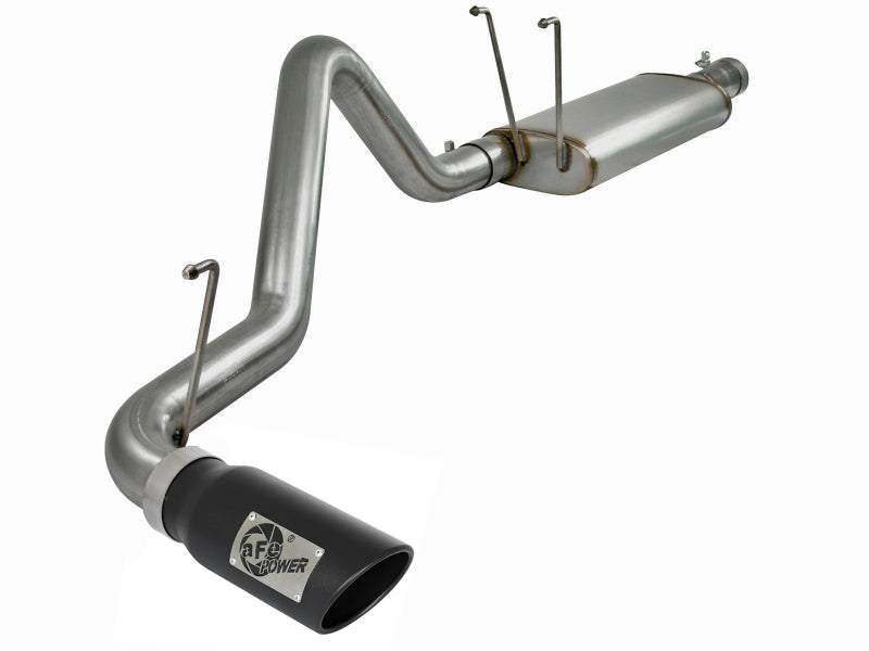 aFe MACHForce XP Cat-Back Exhaust 3in SS w/ Black Tip 09-12 Dodge Ram 1500 V8 5.7L 49-42031-B 49-42031-B Photo - Primary