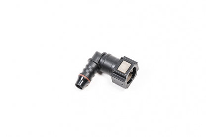 Radium 5/16in SAE Female to 90deg 3/8in Barb 14-0586 14-0586 Photo - Primary