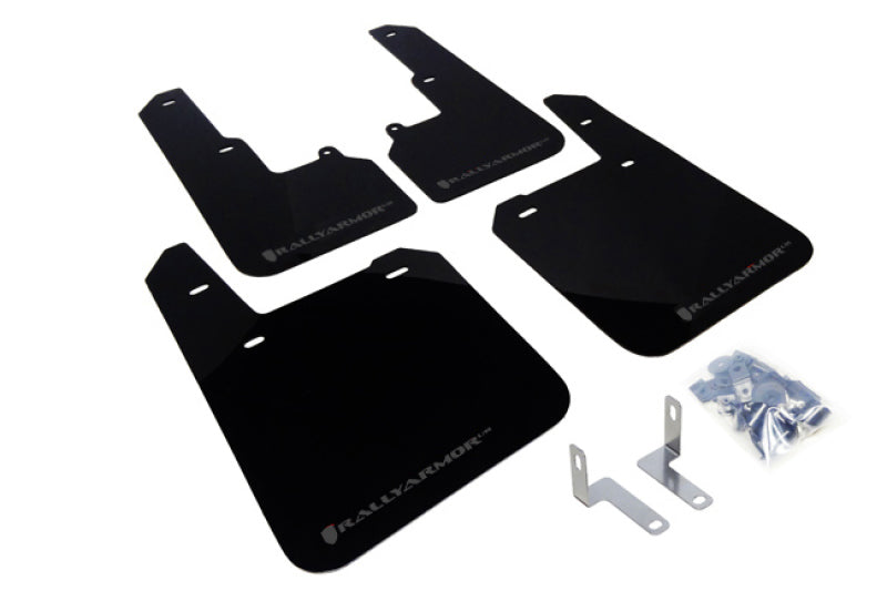 Rally Armor 2015+ Subaru Outback Mud flap Grey Logo MF36-UR-BLK/GRY Photo - Primary
