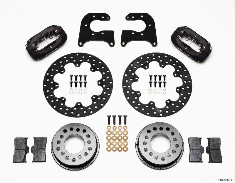 Wilwood FDL Rear Drag Kit, Drilled Rotor, Mopar/Dana 2.50" Off, w/Snap Ring 140-8853-D Photo - Primary