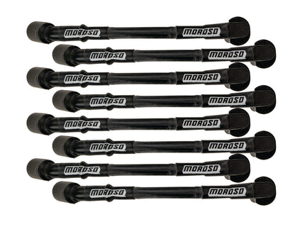 Moroso GM LS 11in Long Coil On Plug 90 Deg Plug Sleeved Ultra Spark Plug Wire Set - Black 51534 51534 User 1