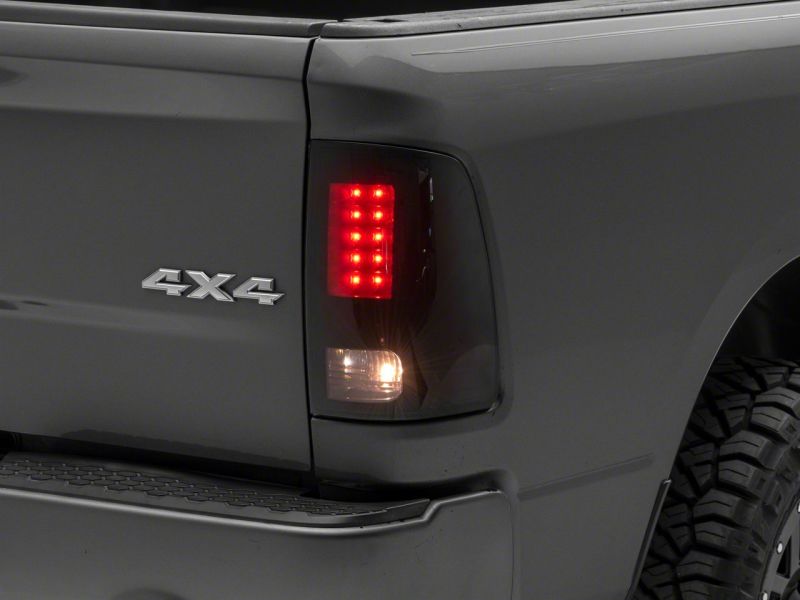 Raxiom 09-18 Dodge RAM 1500/2500/3500 Axial Series LED Tail Lights- BlkHousing- SmokedLens R131283 R131283 Photo - Close Up