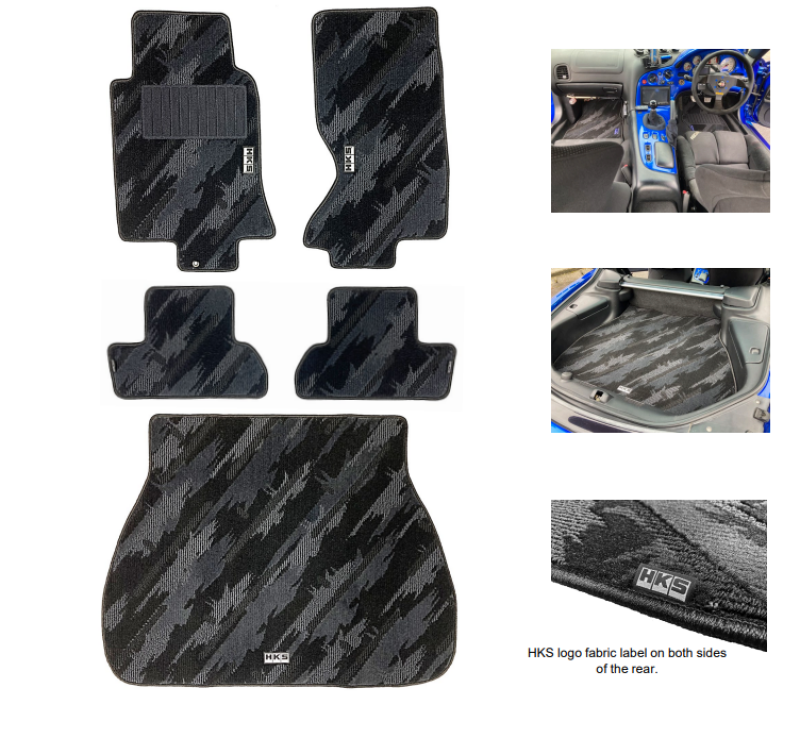 HKS HKS Floor Mats Floor Mats Floor Mats Carpeted main image