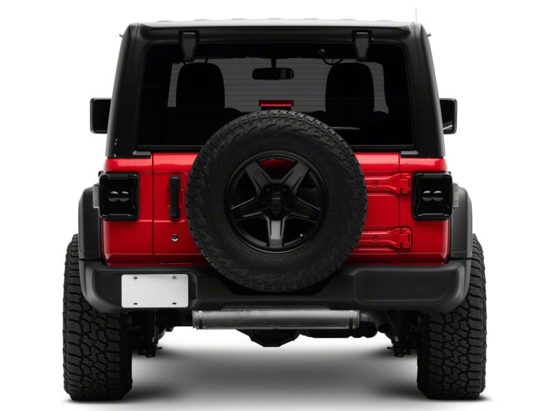 Raxiom 18-23 Jeep Wrangler JL Axial Series Linear LED Tail Lights- Blk Housing (Smoked Lens) J170483 J170483 Photo - Close Up