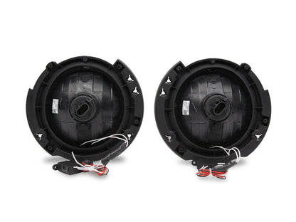 Raxiom 07-18 Jeep Wrangler JK LED Halo Headlights- Chrome Housing (Clear Lens) J121871 J121871 Photo - Close Up