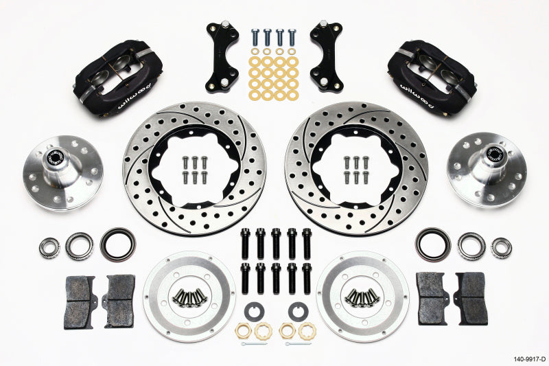 Wilwood Forged Dynalite Front Kit 11.00in Drilled WWE ProSpindle 140-9917-D 140-9917-D Photo - Primary