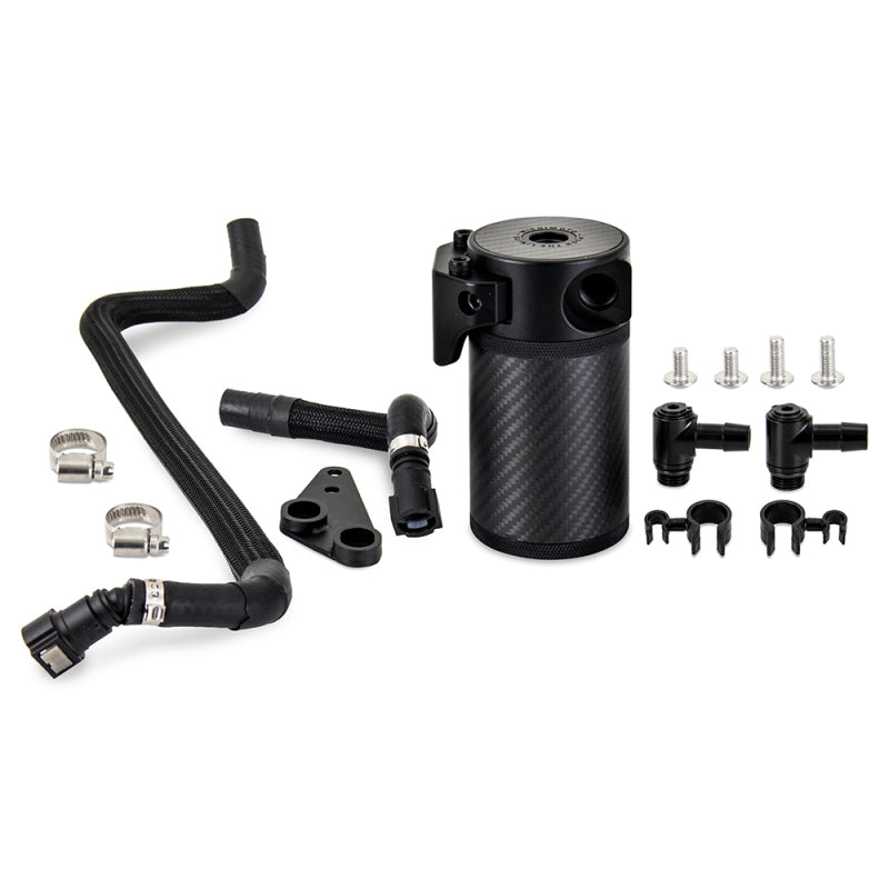Mishimoto 2020+ Chevrolet Corvette C8 Baffled Oil Catch Can Kit (PCV Side) - Carbon Fiber MMBCC-C8-20PCF MMBCC-C8-20PCF Photo - Primary