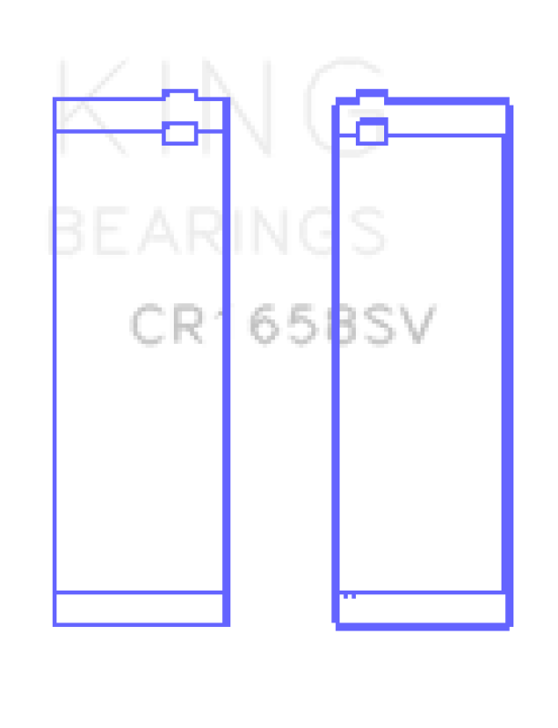 King Engine Bearings BMW N47 D20 A/N47S D20 D Sputter Replacement (Size +0.25mm) Conrod Bearing Set CR1658SV0.25 CR1658SV0.25 Photo - Primary