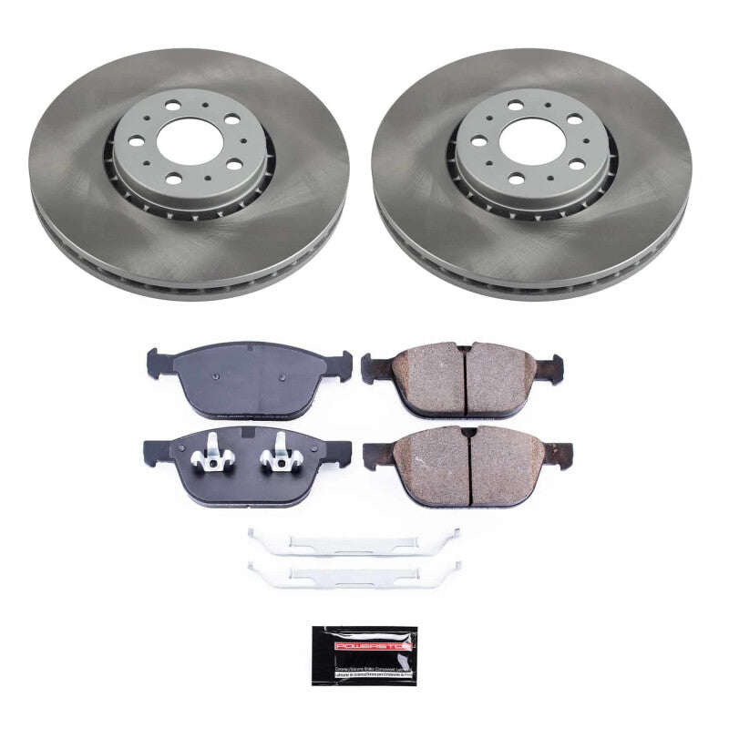 PowerStop Power Stop 03-14 Volvo XC90 Front Semi-Coated Rotor Kit SC5707 SC5707 Photo - Primary