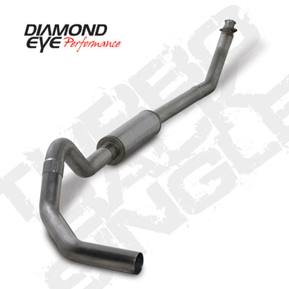 Diamond Eye Performance Diamond Eye KIT 4in TB SGL SS: 98.5-02 DODGE CUMMINS 5.9L K4212S K4212S Photo - Primary