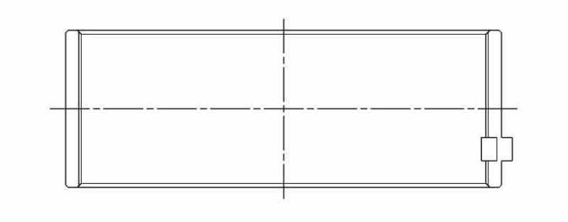 ACL Saab I4 DOHC B204 / B205 / B234 / B235 Standard Performance Rod Bearing Set 4B2010H-STD 4B2010H-STD Technical Drawing