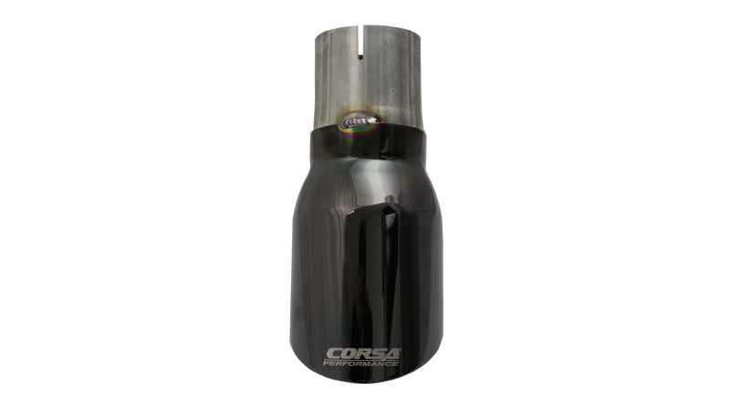 Corsa Single Universal 2.75in Inlet / 4in Outlet Black PVD Pro-Series Tip Kit TK005BLK TK005BLK Photo - Unmounted