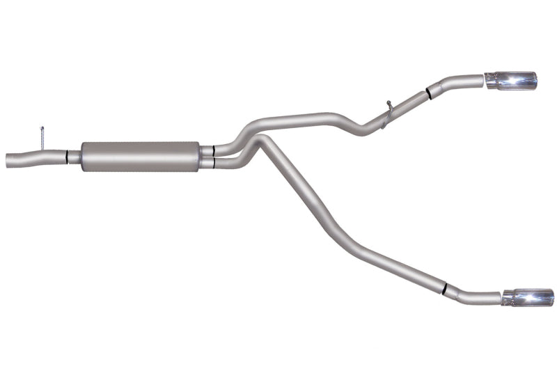 Gibson 11-16 Ford F-250 Super Duty King Ranch 6.2L 2.5in Cat-Back Dual Split Exhaust - Aluminized 9116 9116 Photo - Primary
