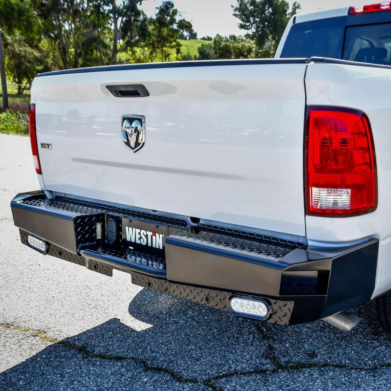 Westin 09-18 Ram 1500 HDX Bandit Rear Bumper - Black 58-341175 58-341175 Photo - Mounted