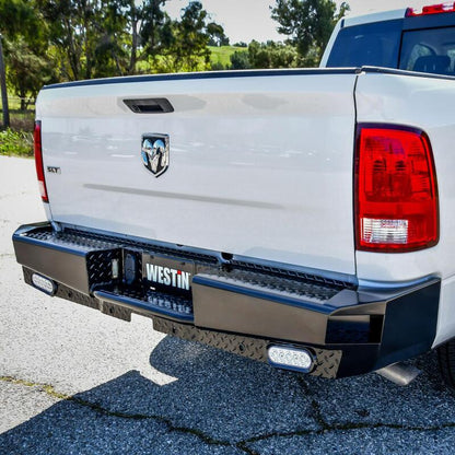 Westin 09-18 Ram 1500 HDX Bandit Rear Bumper - Black 58-341175 58-341175 Photo - Mounted