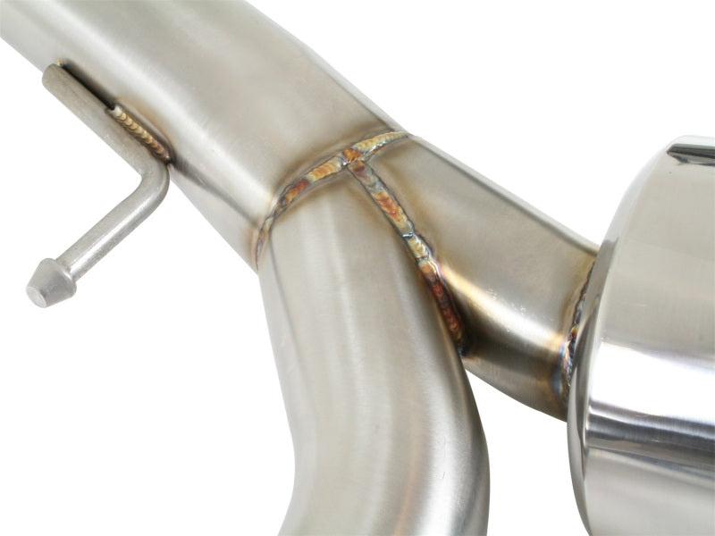 aFe Dual Cat-Back Exhaust w/ Polished Tips - Mitsubishi EVO X 08-13 49-36701 Photo - Unmounted
