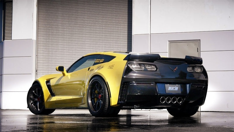 Borla 15 Chevy Corvette C7 ZO6 6.2L w/o AFM w/ NPP ATAK Quad RD RL IC Tips Center Rear Exit Exh 11903 11903 User 2