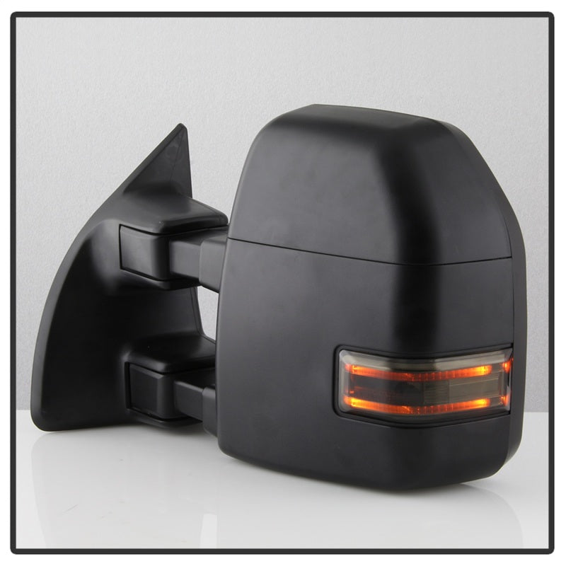 SPYDER xTune 99-07 Ford Super Duty Heated LED Signal Power Mirrors - Smk (Pair) (MIR-FDSD99S-G4-PW-SM-SET) 9943102 9943102 Photo - Unmounted