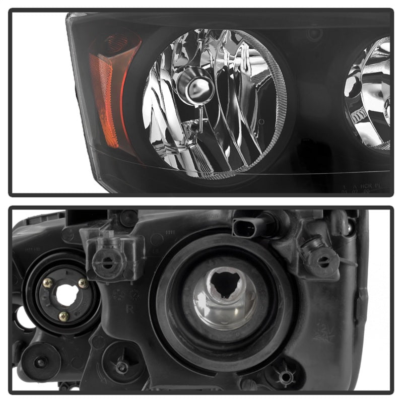 SPYDER xTune 11-17 Dodge Grand Caravan OEM Style Headlights - Black (HD-JH-CHRTC08-AM-BK) 9042492 9042492 Photo - Unmounted