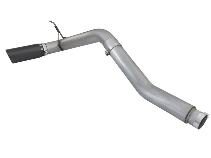 aFe  POWER LARGE BORE HD 5" DPF-Back SS Exhaust System w/Black Tip 49-46112-B Photo - Unmounted