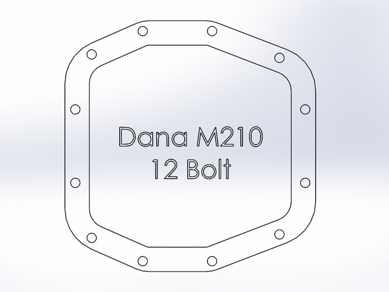 aFe Power Pro Series Front Differential Cover Black (Dana M210) 18-19 Jeep Wrangler JL 2.0L (t) 46-71030b 46-71030B Photo - Unmounted