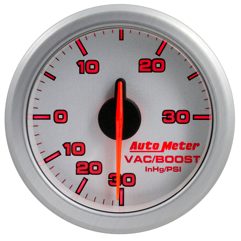 Autometer 2-1/16" Boost/Vac, 30 IN HG/30 Psi, Airdrive, Silver 9159-UL User 2
