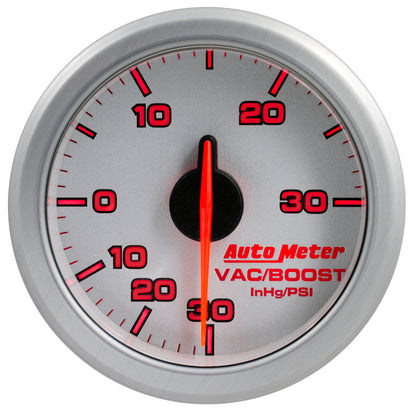 Autometer 2-1/16" Boost/Vac, 30 IN HG/30 Psi, Airdrive, Silver 9159-UL User 2
