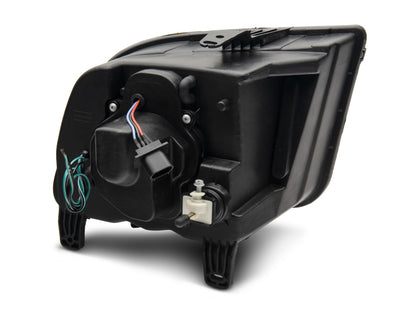 Raxiom 05-09 Ford Mustang w/ Halogen Prjctor Headlights- Black Housing (Clear Lens) (No GT500 ) 415794 415794 Photo - Close Up