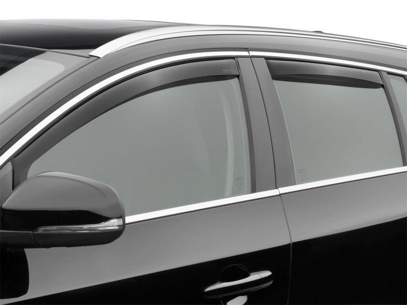 WeatherTech 11-15 Volvo V60 Front and Rear Side Window Deflectors - Dark Smoke 84579 84579 Photo - Mounted