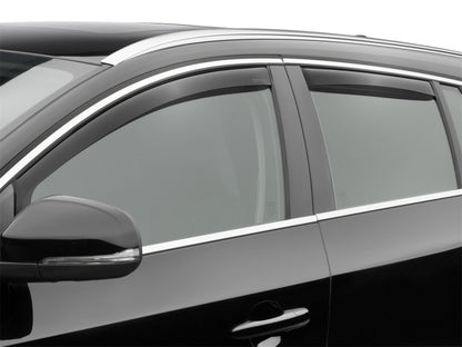 WeatherTech 11-15 Volvo V60 Front and Rear Side Window Deflectors - Dark Smoke 84579 84579 Photo - Mounted